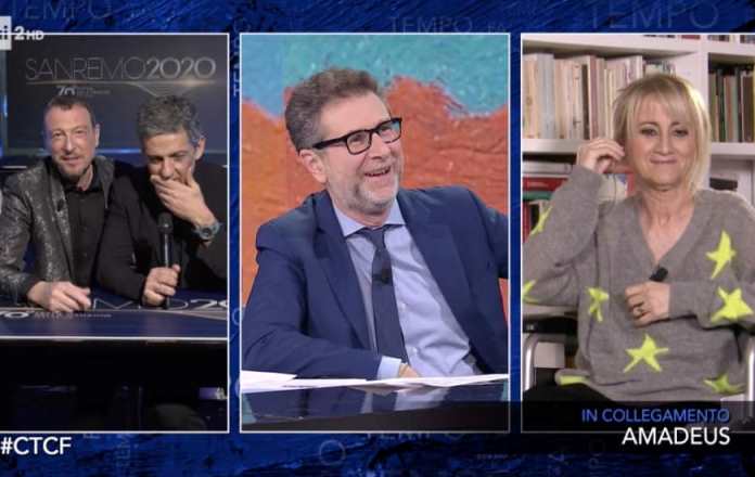 amadeus-che-tempo-che-fa-luciana-littizzetto che tempo che fa