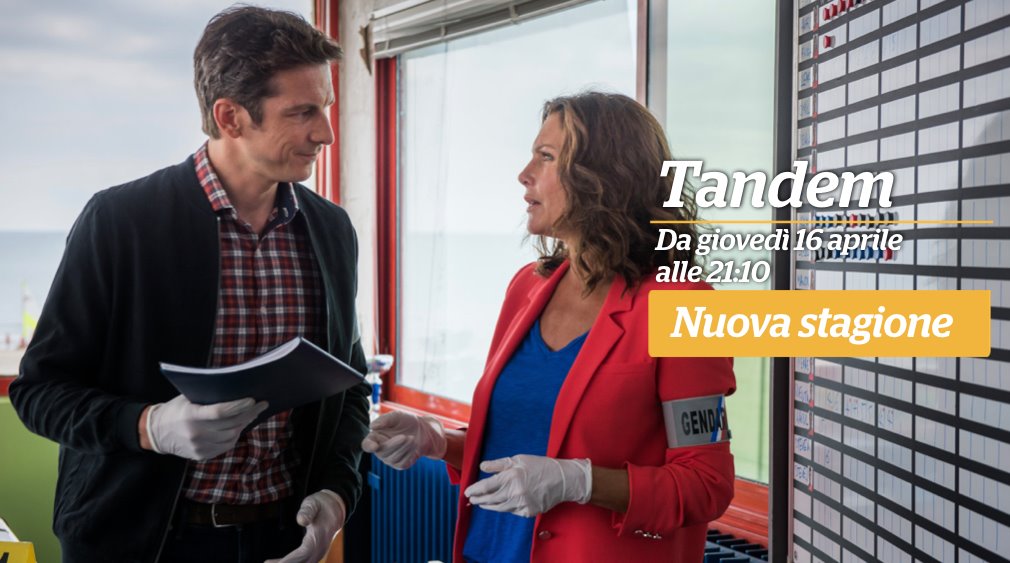 Tandem dal 16 aprile su Giallo la terza stagione