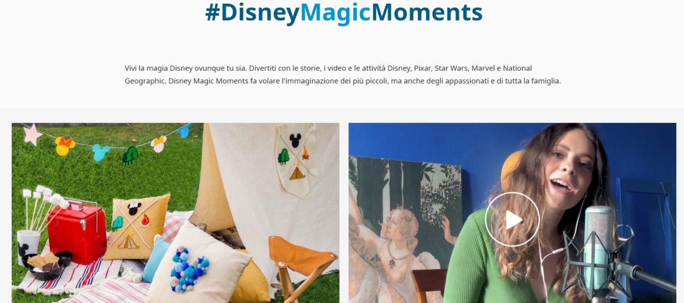 Disney Magic Moments e un progetto musicale per la croce rossa con Francesca Michielin (video) Disney Magic Moments e un progetto musicale per la croce rossa con Francesca Michielin (video)