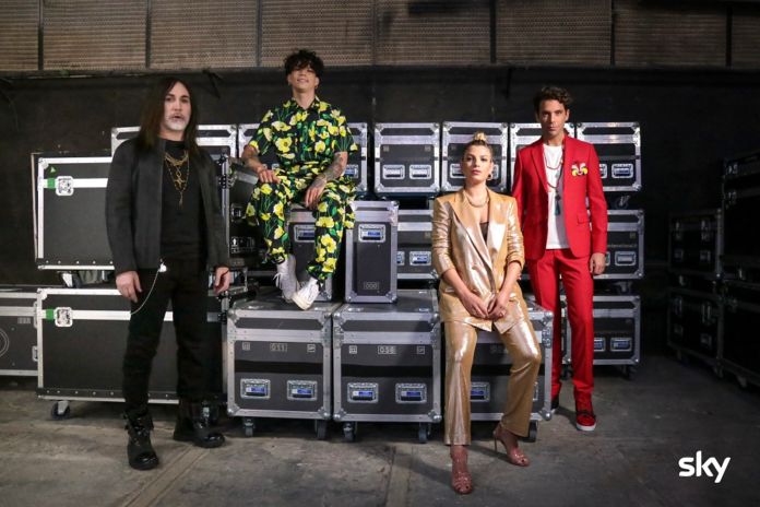 Sky - Manuel Agnelli, Hell Raton, Emma, Mika X Factor 2020