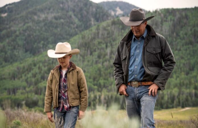 Kevin Costner in YELLOWSTONE Yellowstone su La7 Kevin Costner
