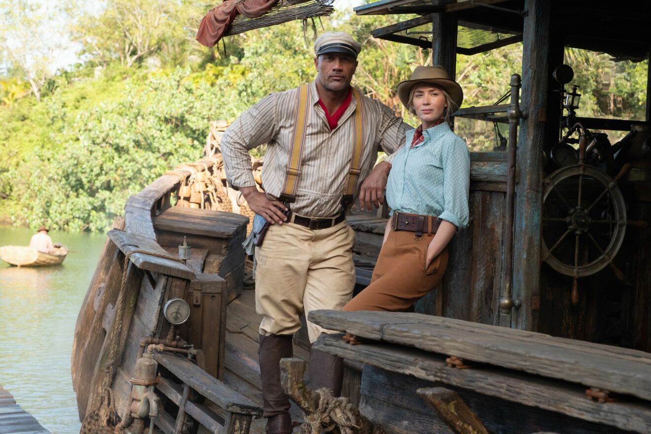 Jungle Cruise, l’action Disney con Emily Blunt e Dwayne Johnson su Rai 2