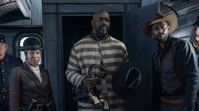 The Harder They Fall Idris Elba in una scena del film