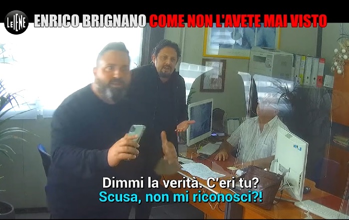 le iene Le Iene scherzo Enrico Brignano