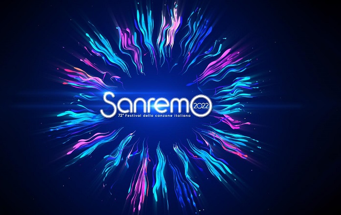 LOGO UFFICIALE SANREMO 2022 sanremo 2022 Guida Tv Sabato 5 febbraio Sanremo 2022 pagelle