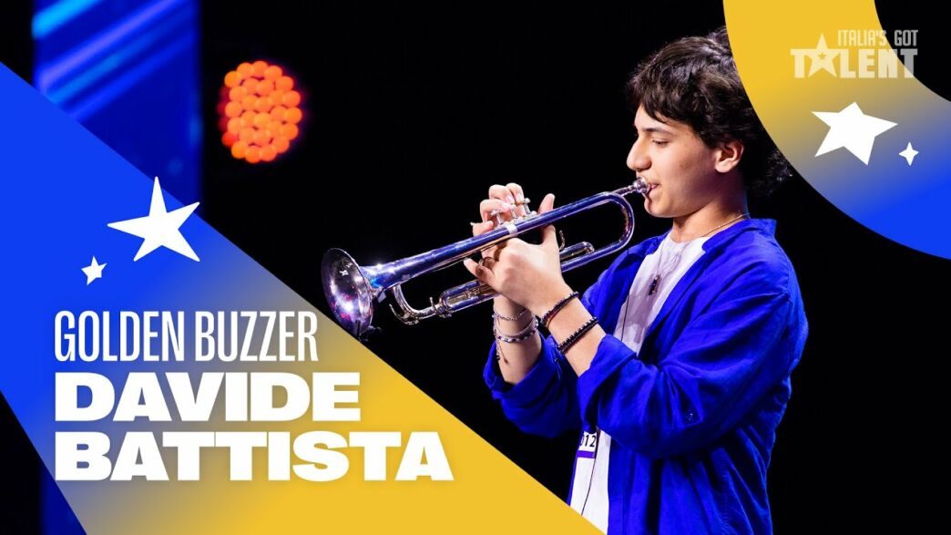 Italia’s Got Talent 2022, video Golden Buzzer di Mara al trombettista Davide Battista Italia’s Got Talent 2022, video Golden Buzzer di Mara al trombettista Davide Battista