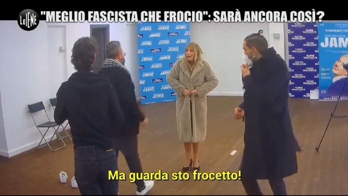 Le Iene scherzo Alessandra Mussolini