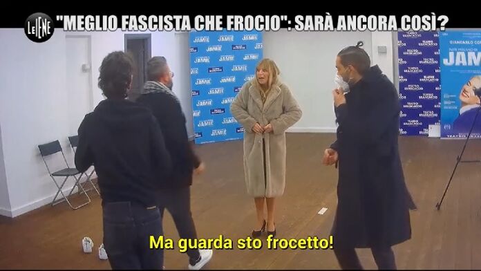 mussolini scherzo Le Iene scherzo Alessandra Mussolini