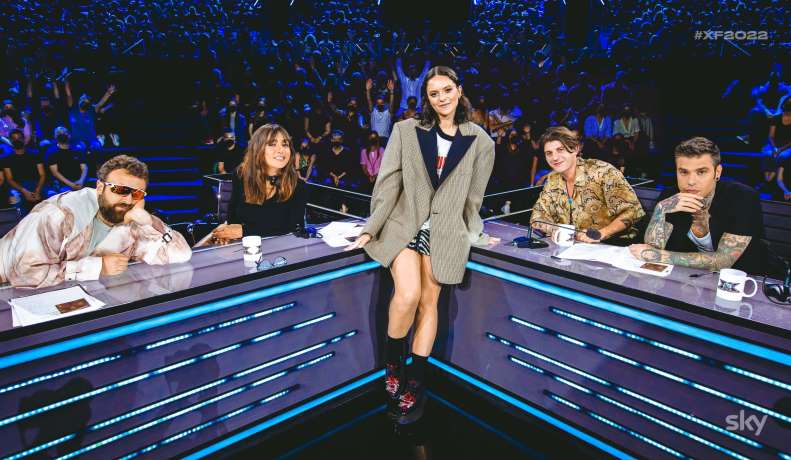 i giudici di X Factor 2022 e conduttrice