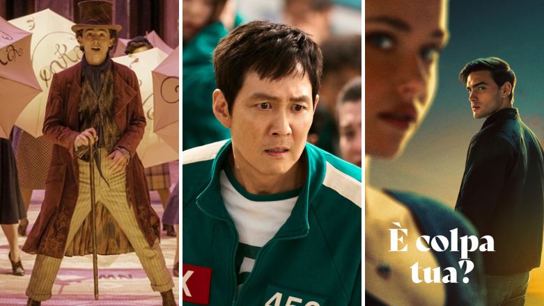 Film e serie tv da vedere durante le feste, dal 22 al 28 dicembre: Wonka, Squid Game 2 Film e serie tv da vedere durante le feste, dal 22 al 28 dicembre: Wonka, Squid Game 2