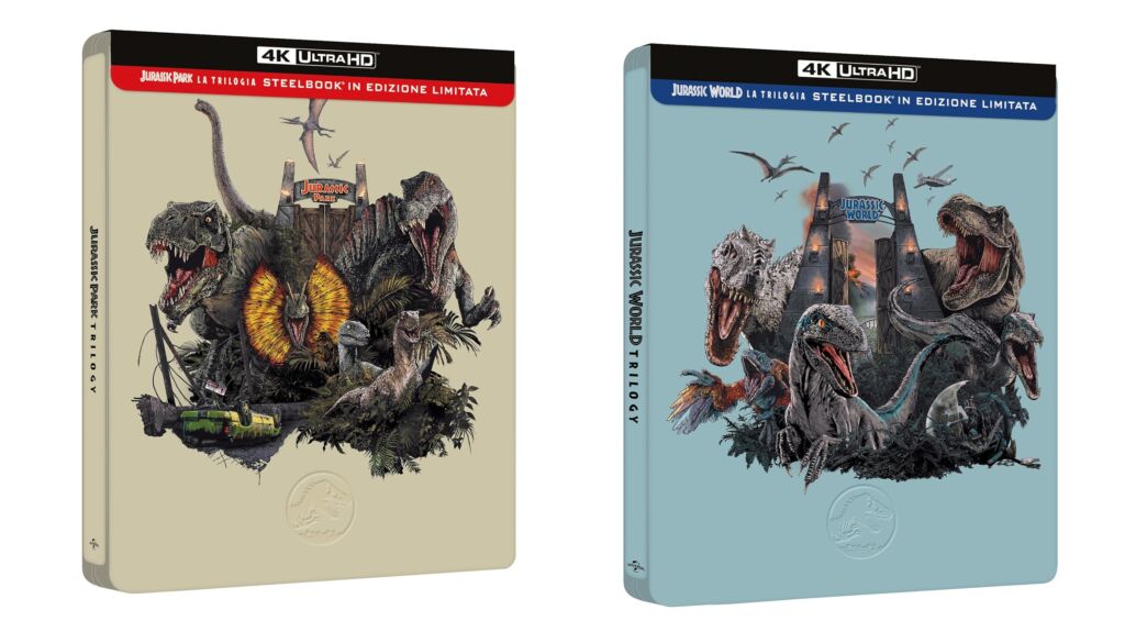 Jurassic Park World Trilogia Steelbook