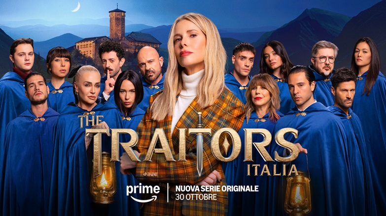 The Traitors Italia, il reality di Prime Video arriva a ottobre