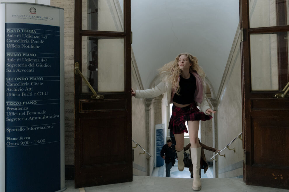 Angelina Andrei in una scena del film.