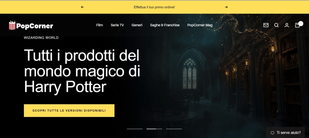 PopCorner: arriva il sito e-commerce di Warner e ArvItalia PopCorner: arriva il sito e-commerce di Warner e ArvItalia